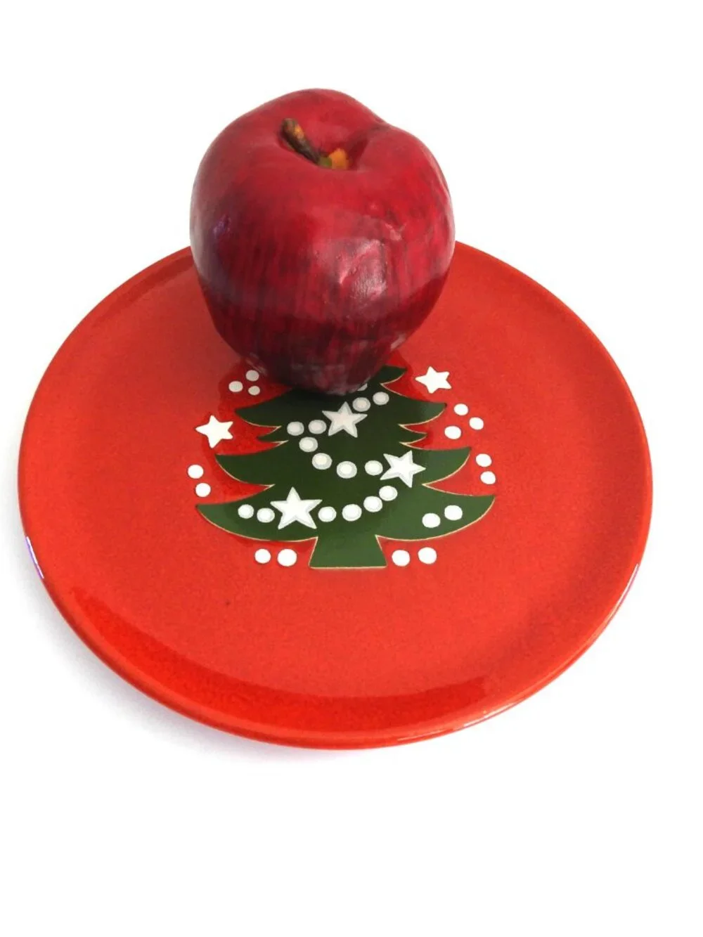 Vintage Waechtersbach West Germany Christmas Tree Salad Plate 7.75